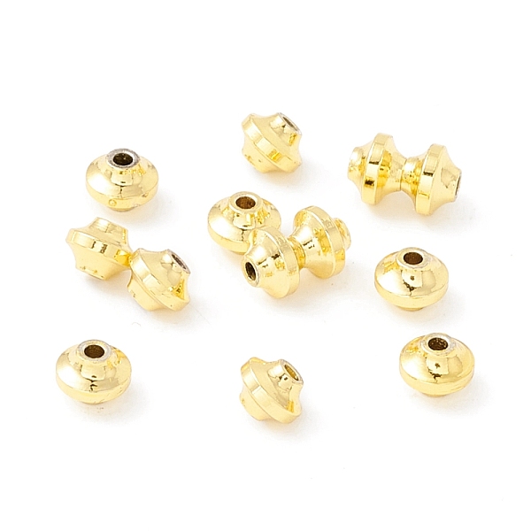 

PandaHall Brass Beads, Long-Lasting Plated, Lantern Shaped, Real 18K Gold Plated, 4x3mm, Hole: 1mm Brass Lantern