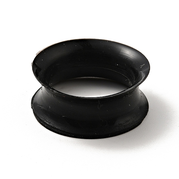 

PandaHall Silicone Ear Plugs Gauges, Tunnel Ear Expander for Men Women, Black, 8.5x22mm, Pin: 18mm Silicone Black
