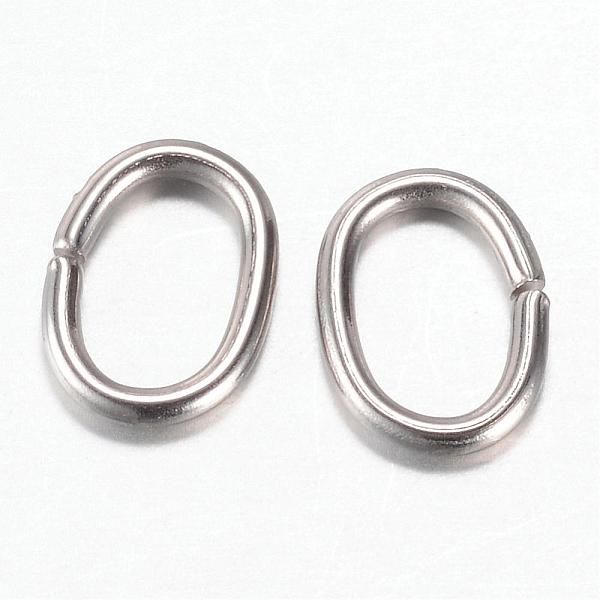

PandaHall 201 Stainless Steel Quick Link Connectors, Linking Rings, Oval, Stainless Steel Color, 8x6x1mm, Hole: 3.5x6mm, 2000pcs/bag 201...