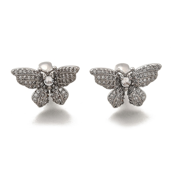 Brass Micro Pave Cl… - image