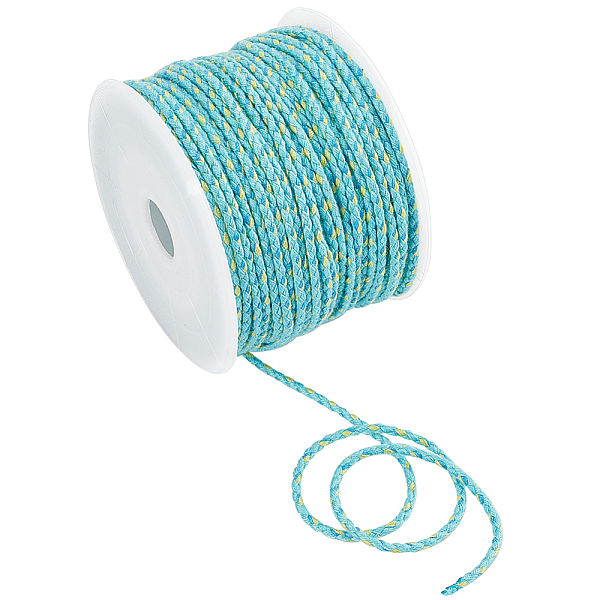 

PandaHall Polyester Cord, for Jewelry Making, Turquoise, 2mm, about 27.34 Yards(25m)/Roll Polyester Green