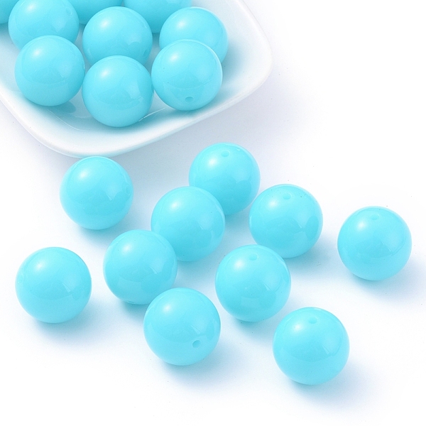 Fluorescence Chunky Acrylic Beads