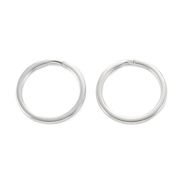 

PandaHall 304 Stainless Steel Split Key Ring Clasps, Manual Polishing, for Keychain Making, Stainless Steel Color, 30x2.5mm, Inner Diameter...