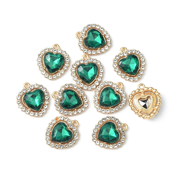 Alloy Rhinestone Charms
