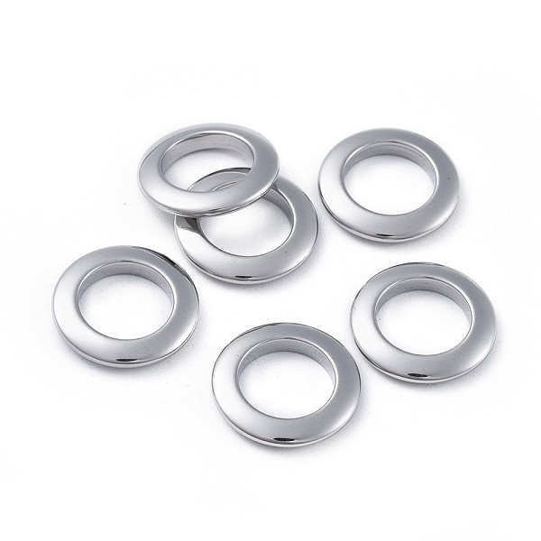 

PandaHall 304 Stainless Steel Linking Rings, Rings, Stainless Steel Color, 15x2mm, Inner Diameter: 9.5mm 304 Stainless Steel Ring