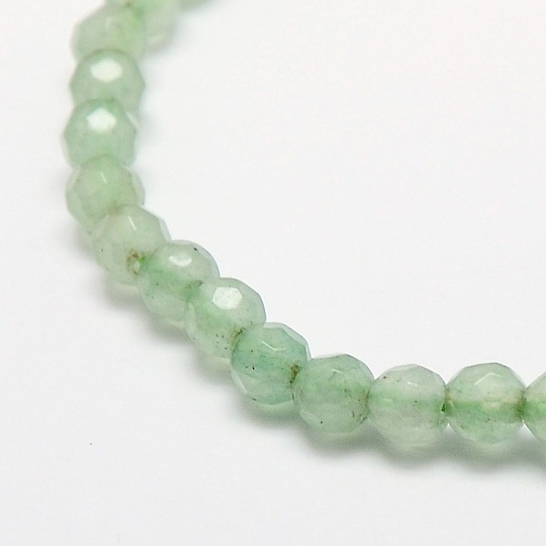 

PandaHall Natural Green Aventurine Beads Strands, Faceted, Round, 4mm, Hole: 1mm, about 86~93pcs/strand, 15.3 inch Green Aventurine Round...