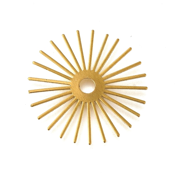 

PandaHall Brass Pendants, Sun, Golden, 30x0.7mm, Hole: 4mm Brass Sun