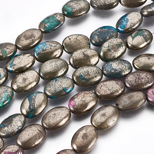 Natural Pyrite Beads Strands