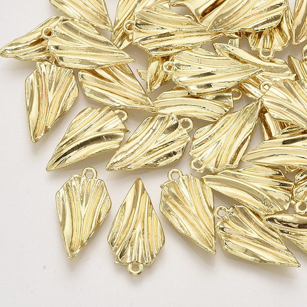 

PandaHall Alloy Pendants, Leaf, Light Gold, 23.5x13x3mm, Hole: 1.4mm Alloy Leaf