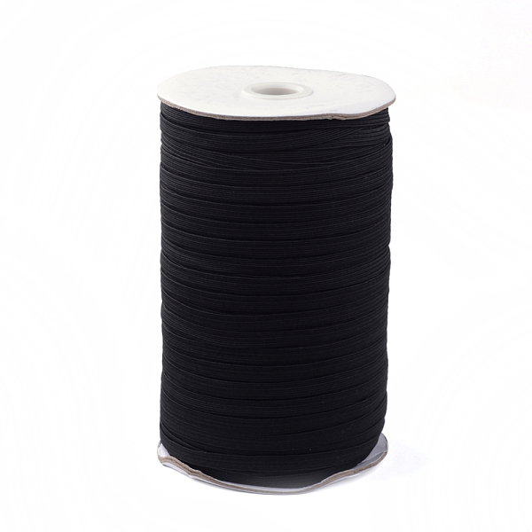 1/4 Inch Flat Braided Elastic Rope Cord