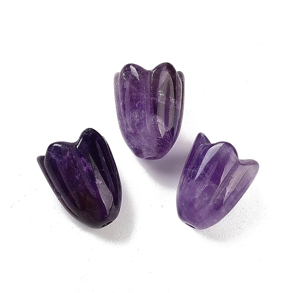 

PandaHall Natural Amethyst Beads, Flower, 15x12mm, Hole: 1.6mm Amethyst Flower