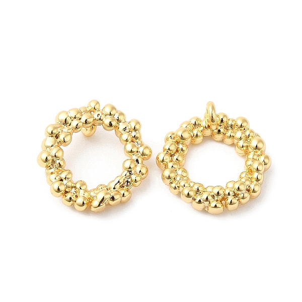 

PandaHall Brass Charms, Ring, Real 18K Gold Plated, 12x4mm, Hole: 1mm Brass Ring