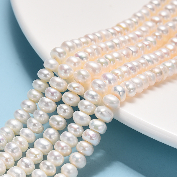 

PandaHall Natural Cultured Freshwater Pearl Beads Strands, Potato, Beige, 5~6x4~5.5x3~4mm, Hole: 0.8mm, about 86~100pcs/strand, 13.86..., Yellow