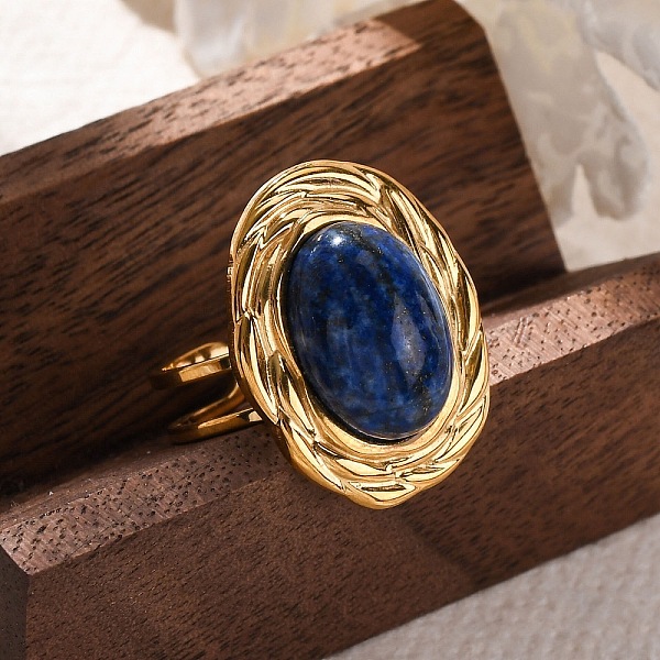 Oval Natural Lapis … - image
