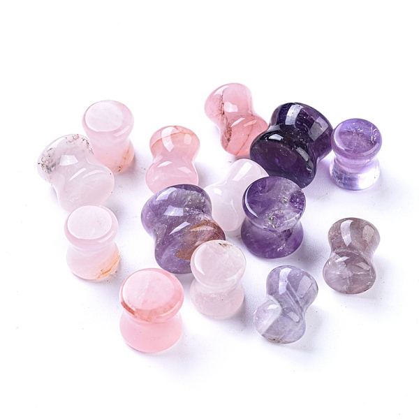 Natural Amethyst Or Rose Quartz Beads