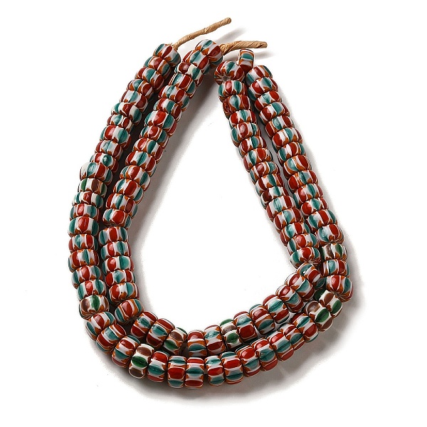 

PandaHall Handmade Nepalese Lampwork Beads, Rondelle, Orange Red, 9~12x4~7mm, Hole: 1.2~4mm, about 105~118pcs/strand, 25.59~26.38 inch...