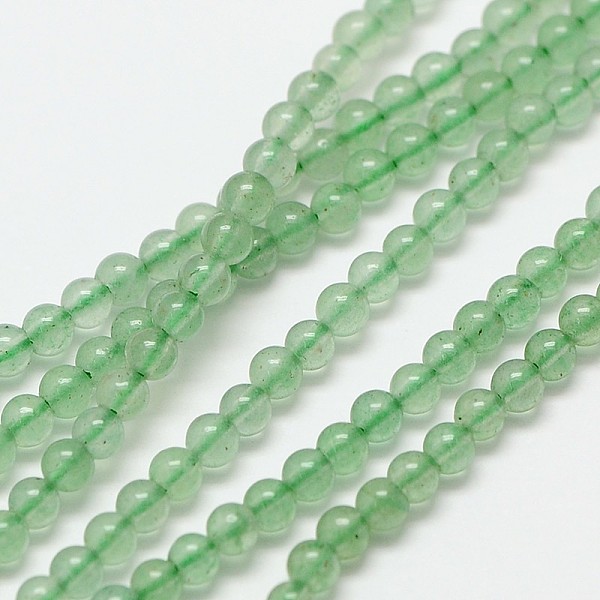 

PandaHall Natural Gemstone Aventurine Round Beads Strands, Green Aventurine, 2mm, Hole: 0.8mm, about 184pcs/strand, 16 inch Green Aventurine...