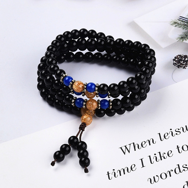 3-Loop Wrap Style Buddhist Jewelry