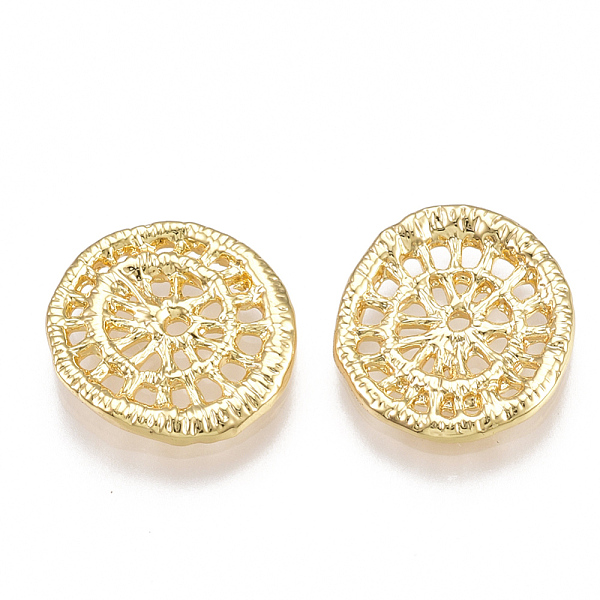 

PandaHall Alloy Filigree Joiners, Long-Lasting Plated, Wheel, Golden, 16x14.5x2mm Alloy Others