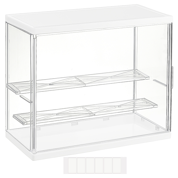 Assembled Rectangle Acrylic Action Figures Display Boxes