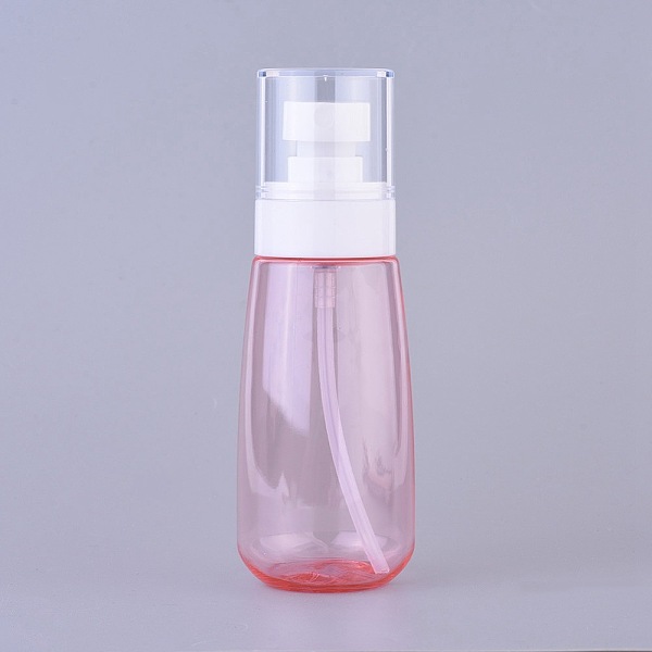 

PandaHall Plastic Spray Bottles, Refillable Bottle, Pink, 13.45cm, Capacity: 100ml Plastic Bottle Pink