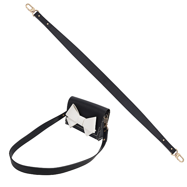 Pu Leather Bag Stra… - image