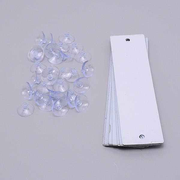 

PandaHall Blank Stainless Steel Plates, Temporary Stop Sign, 180x45x1mm, Hole: 6mm Stainless Steel