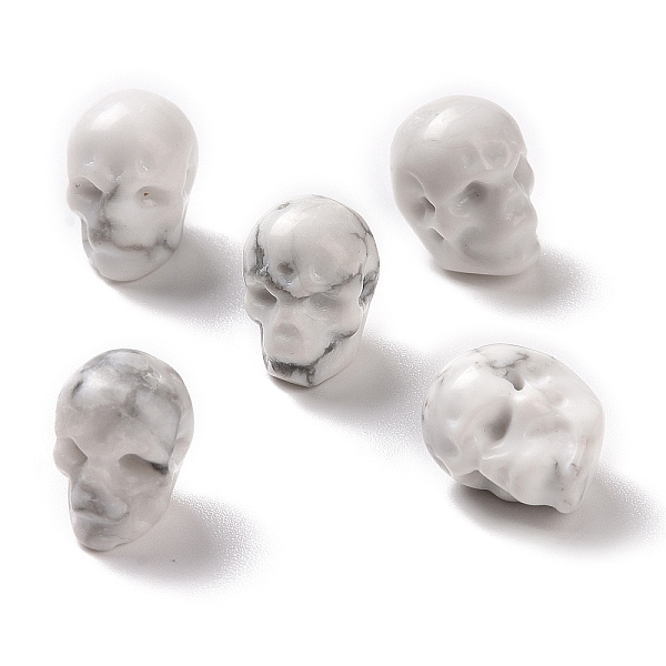 Natural Howlite Bea… - image