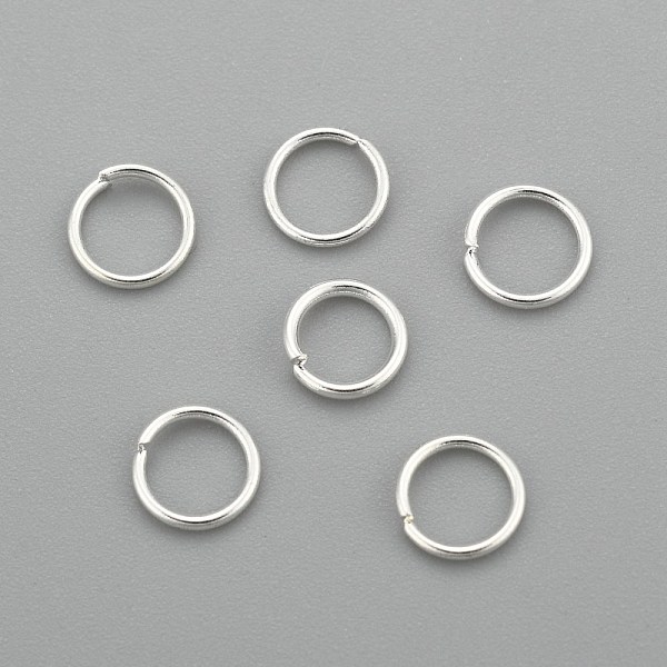

PandaHall 304 Stainless Steel Jump Rings, Open Jump Rings, Silver, 5x0.6mm, Inner Diameter: 3.8mm 304 Stainless Steel