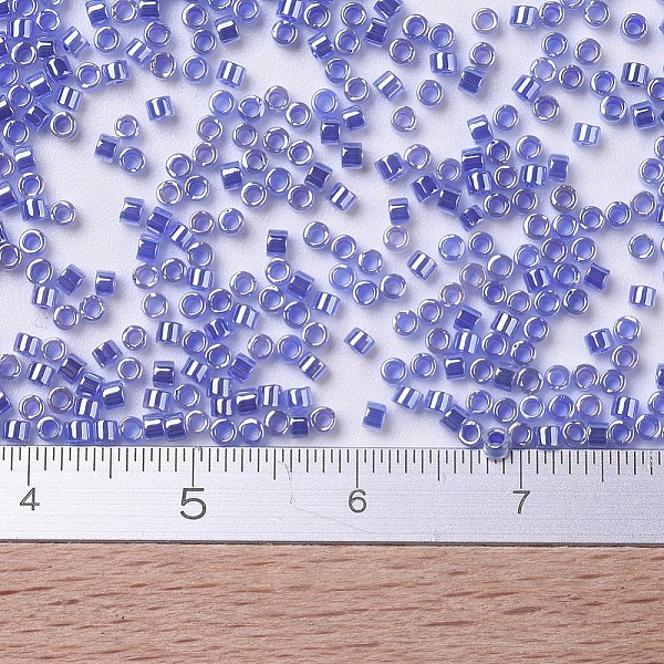 

PandaHall MIYUKI Delica Beads, Cylinder, Japanese Seed Beads, 11/0, (DB0243) Blue Ceylon, 1.3x1.6mm, Hole: 0.8mm, about 10000pcs/bag...