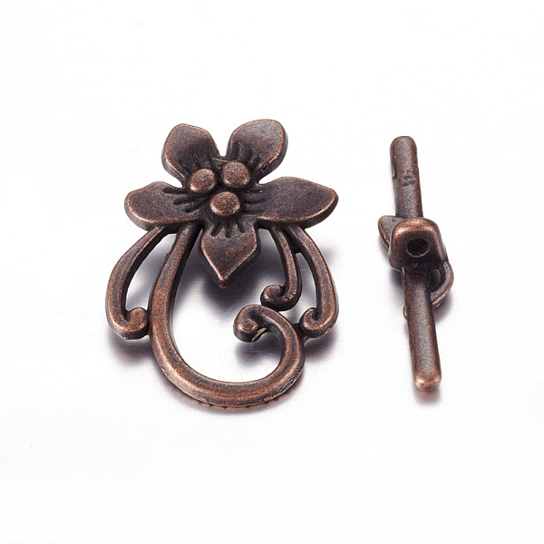 Tibetan Style Alloy Toggle Clasps