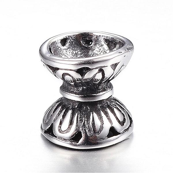 

PandaHall 316 Surgical Stainless Steel Beads, Large Hole Beads, Antique Silver, 7x7mm, Hole: 1.6mm 316 Surgical Stainless Steel Others