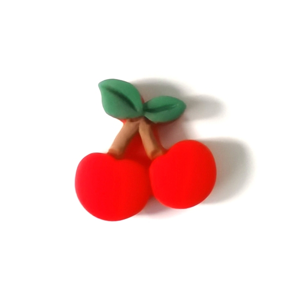 

PandaHall Opaque Resin Decoden Cabochons, for Hair Accessories, Cherry, Red, 24x21mm Resin Fruit Red