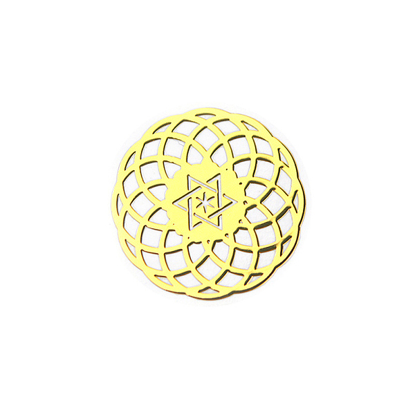 

PandaHall Brass Self Adhesive Decorative Stickers, Golden Plated Metal Decals, for DIY Epoxy Resin Crafts, Flat Round, 30mm Brass Flat Round