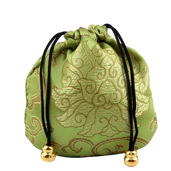 

PandaHall Buddha Theme Square Velvet Drawstring Bags, Organza Pouches Gift Jewelry Packaging Bag, Light Green, 13x13cm Velvet Square
