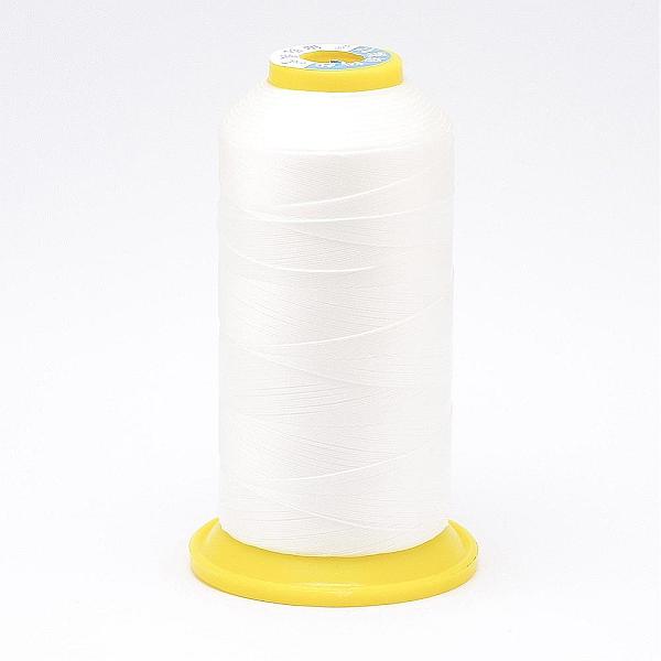 

PandaHall Nylon Sewing Thread, White, 0.4mm, about 400m/roll Nylon White