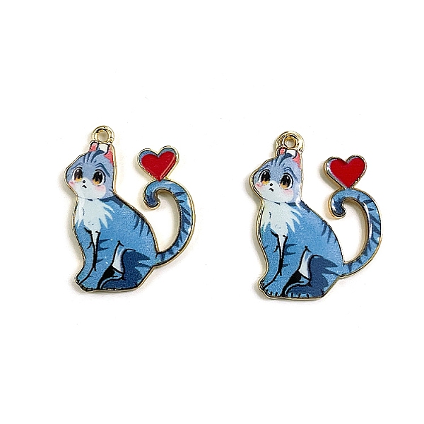 Alloy Enamel Pendants