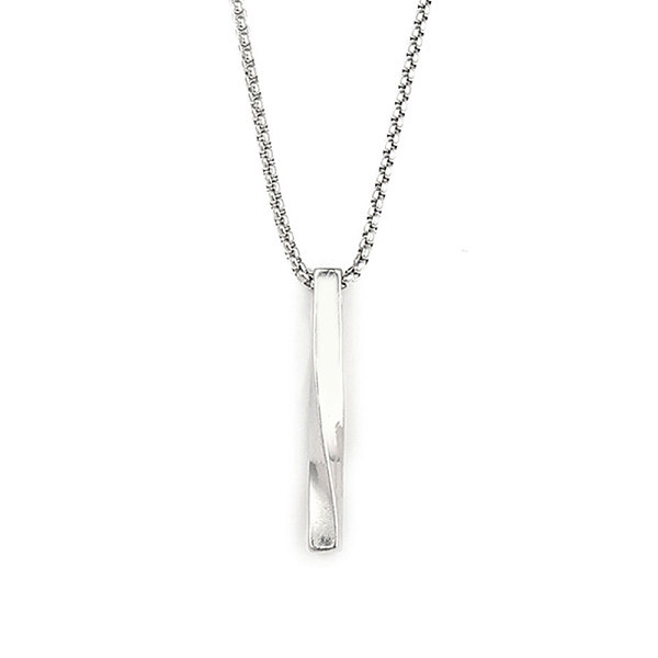 

PandaHall 201 Stainless Steel Chain, Zinc Alloy Pendant Necklaces, Rectangle, Stainless Steel Color, 23.50 inch(59.7cm) 201 Stainless Steel...