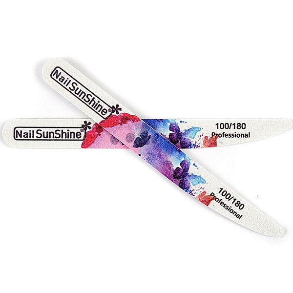 

PandaHall 100/180 Grit Nail File, Double-sided Printing Sponge Woods Strip File, Burnishing Stick, Sandpaper Nail Buffer, Butterfly Pattern...