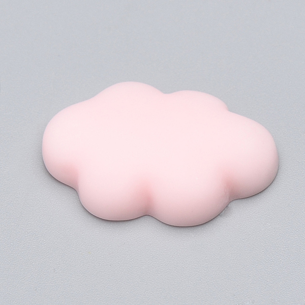 

PandaHall Resin Cabochons, Cloud, Pink, 25x17x5.5mm Resin Cloud Pink