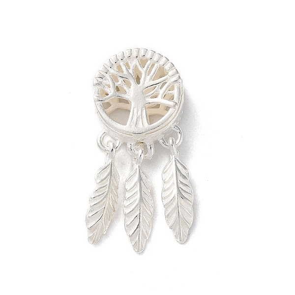 

PandaHall 925 Sterling Silver Pendants, Tree of Life with Feather Charms with Jump Rings, Silver, 22.5x10x4.5mm, Hole: 1.4mm Sterling Silver...