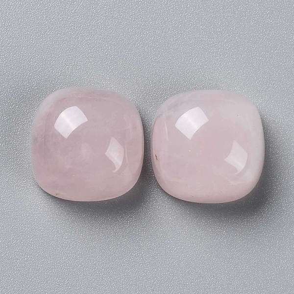 Natural Rose Quartz Cabochons Square