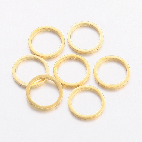 

PandaHall Brass Linking Rings, Golden, 8x0.7mm Brass Ring