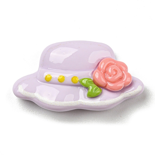 

PandaHall Cute Cartoon Girl Theme Opaque Resin Cabochons, Jewelry Making, Hat, 14x25x7mm Resin Hat