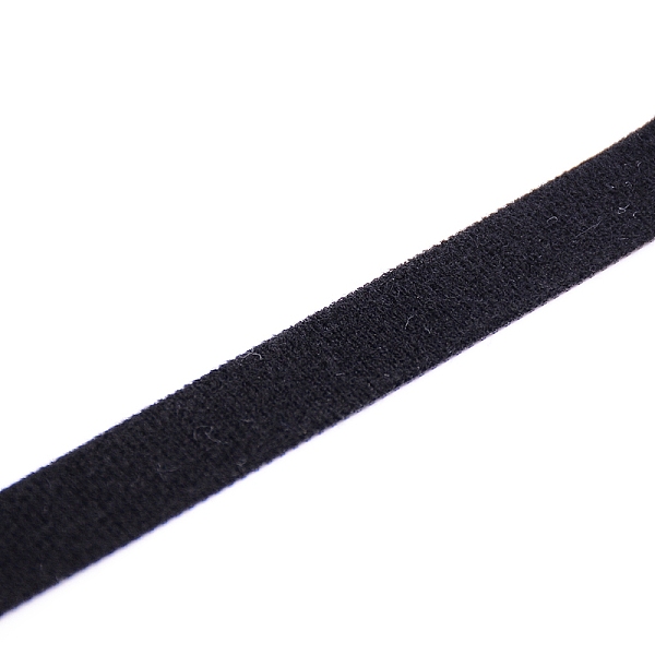

PandaHall Reusable Nylon Cable Ties, Hook and Loop Cord Organizer Wire Ties, for Earbud Headphones Phones Electronics Electrical Computer PC..., Black