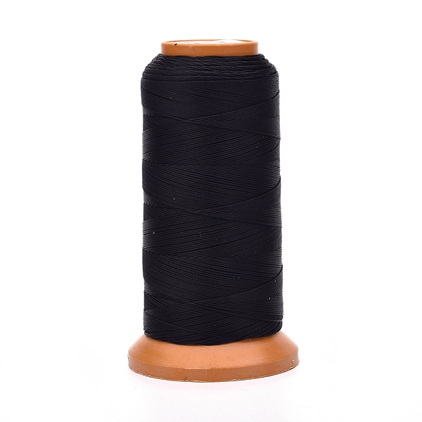 

PandaHall Polyester Threads, for Jewelry Making, Black, 0.5mm, about 601.48 yards(550m)/roll Polyester Black