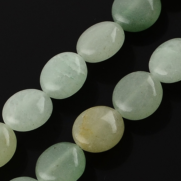 

PandaHall Natural Green Aventurine Stone Bead Strands, Lentil, 10x5mm, Hole: 1mm, about 40pcs/strand, 15.7 inch Green Aventurine Flat Round...