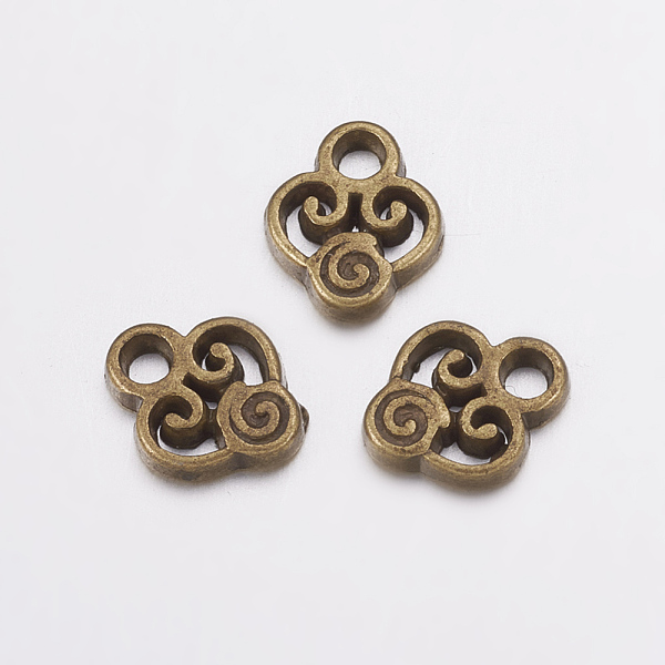 

PandaHall Alloy Charms, Heart, Lead Free and Cadmium Free, Antique Bronze Color, about 10mm long, 8mm wide, 2mm thick, hole: 1.5mm Alloy...