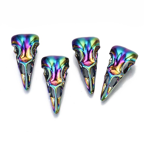 

PandaHall Alloy Pendants, Cadmium Free & Lead Free, Pterygodon Bone shape, Rainbow Color, 30x13.5x10mm, Hole: 4mm Alloy Others