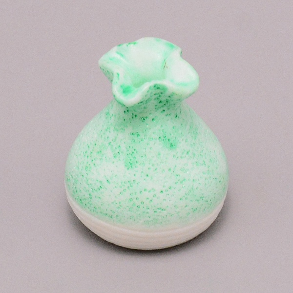

PandaHall Resin Vase Miniature Flowerpot Ornaments, Micro Landscape Garden Dollhouse Accessories Pretending Prop Decorations, Aquamarine..., Green